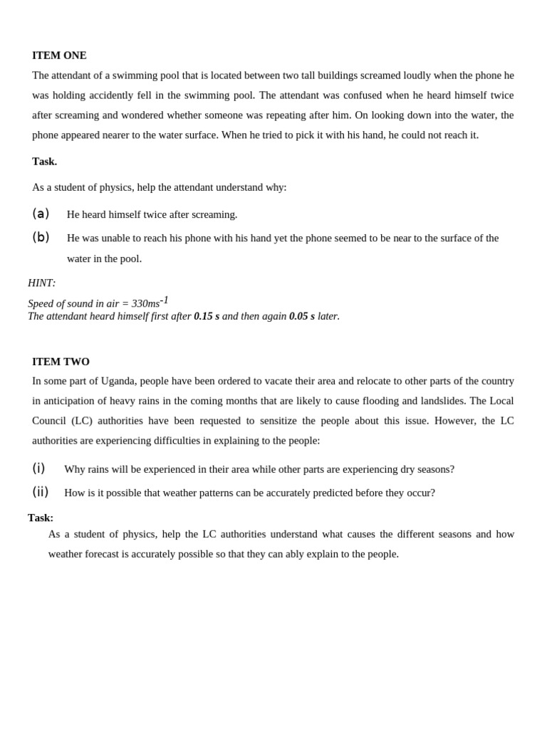 End of Term 1 | PDF
