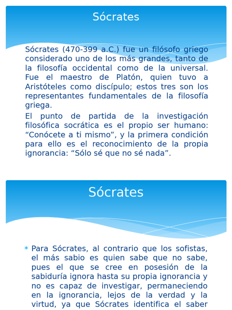 Filosofía de Sócrates: Sabiduría y Virtud | PDF | Sócrates | Mal