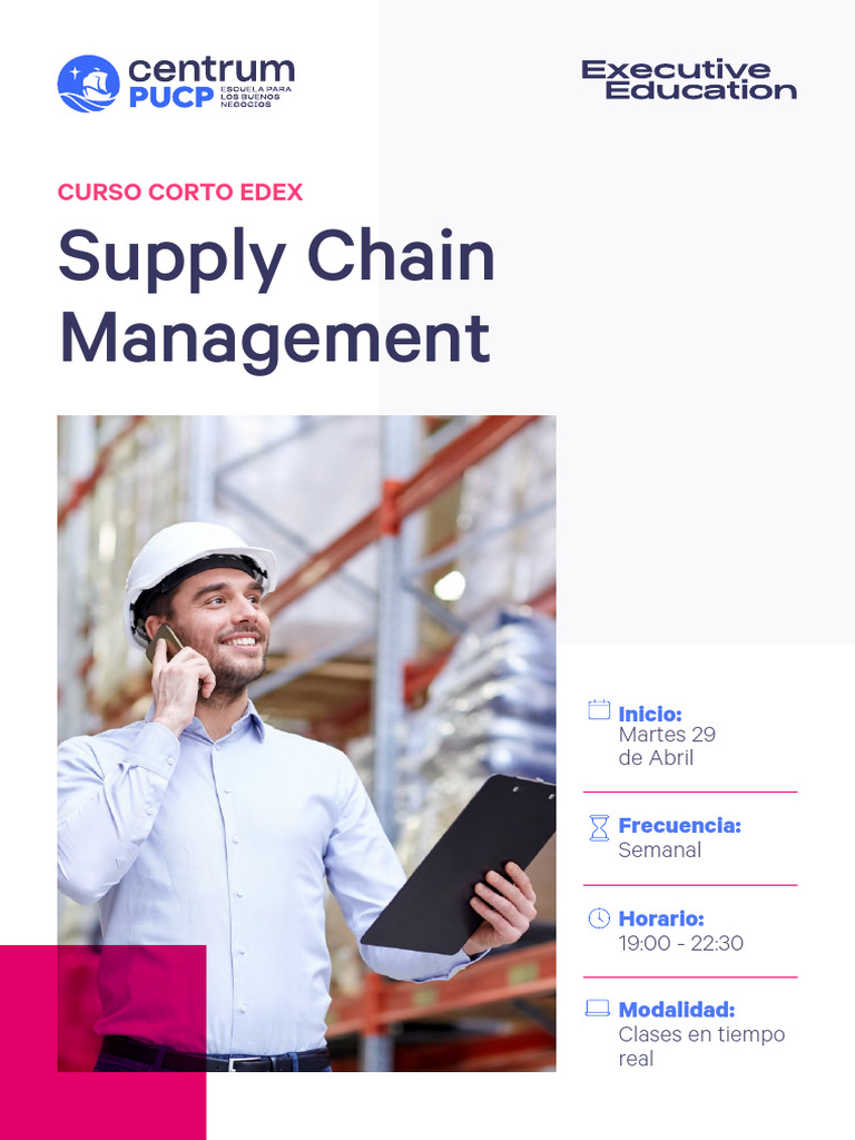 Curso de Supply Chain Management EdEx | PDF | Cadena de suministro ...