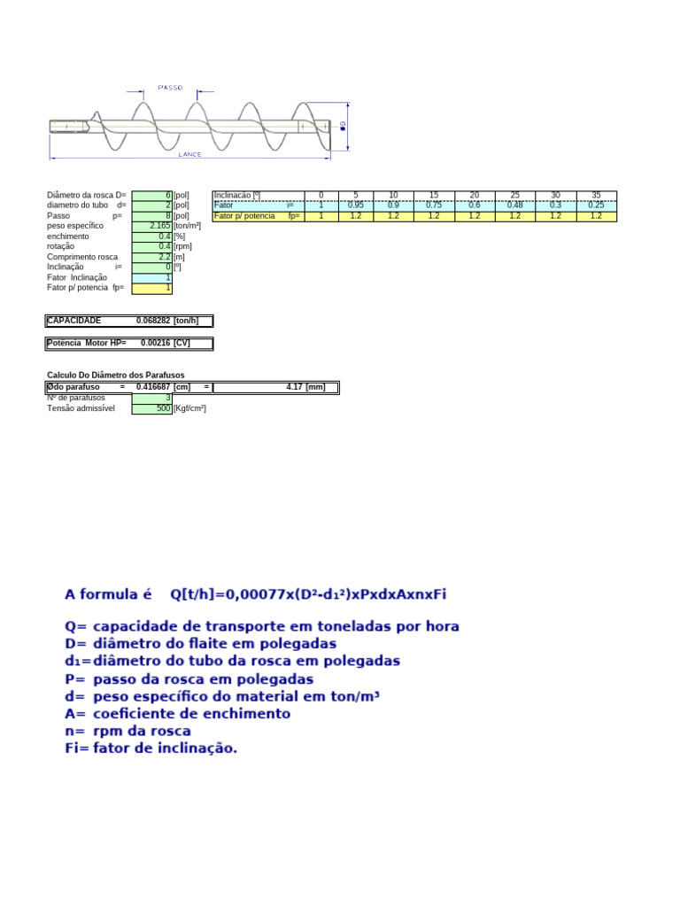 DIMENSIONAMENTO DE ROSCA_9984 | PDF