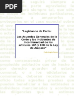 Acuerdos Generales de La Corte o Legislando de Facto. Aragon-Navarro