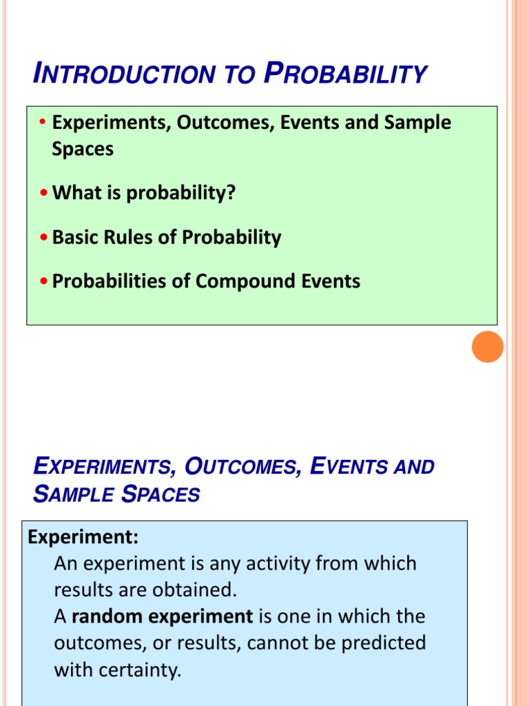 Intro Probability Pdf Probability Odds