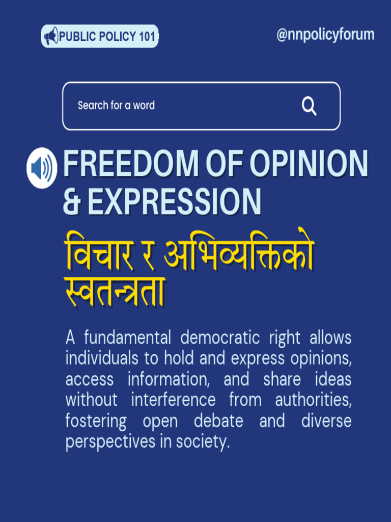 Freedom of Opinion and Expression Rights | PDF | Freedom Of Speech ...