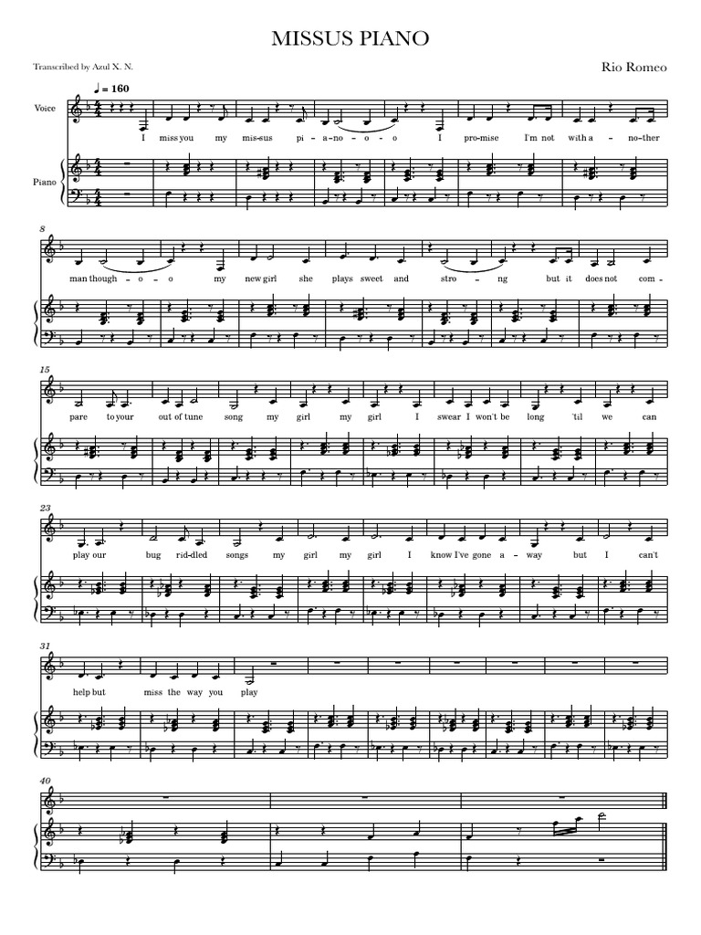 Missus Piano | PDF