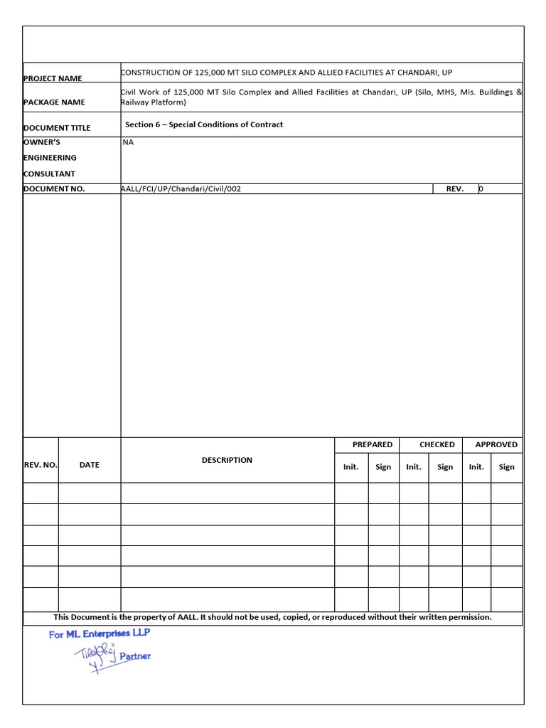 Section 6.B - Annexure II - SCC - Special Terms & Condition - TC Team ...