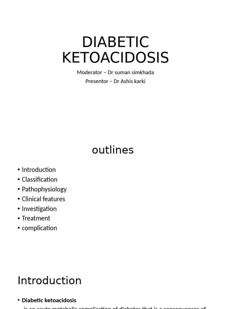 Understanding Diabetic Ketoacidosis | PDF | Diabetes | Medical Specialties