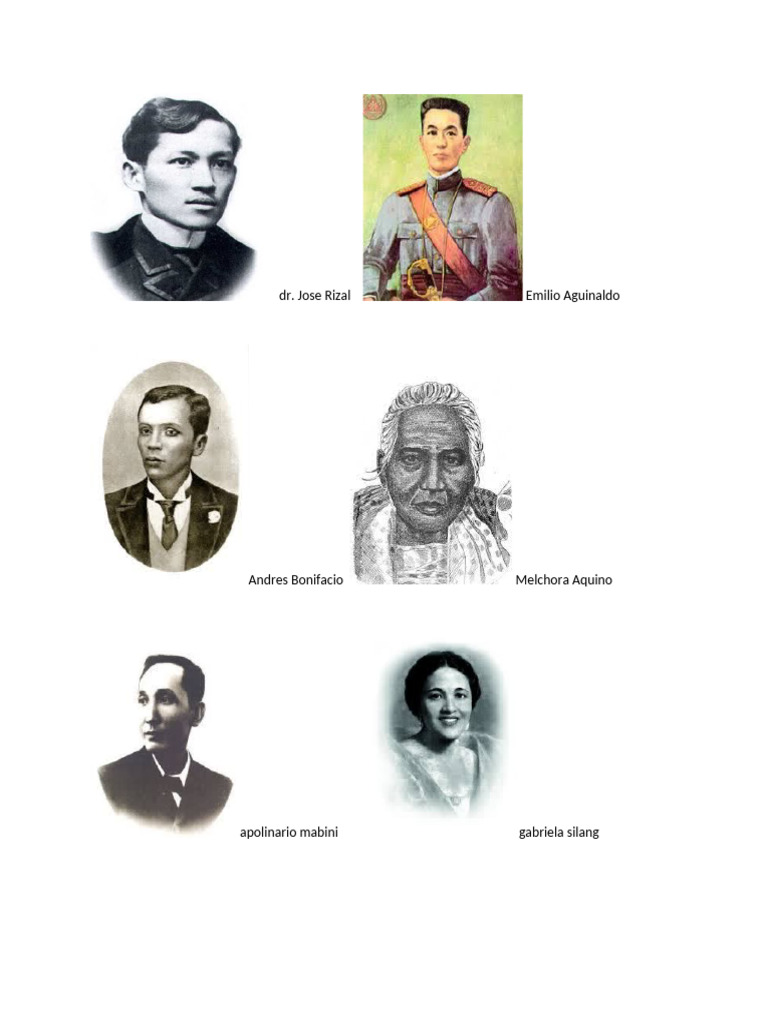 Dr. Jose Rizal Emilio Aguinaldo | PDF