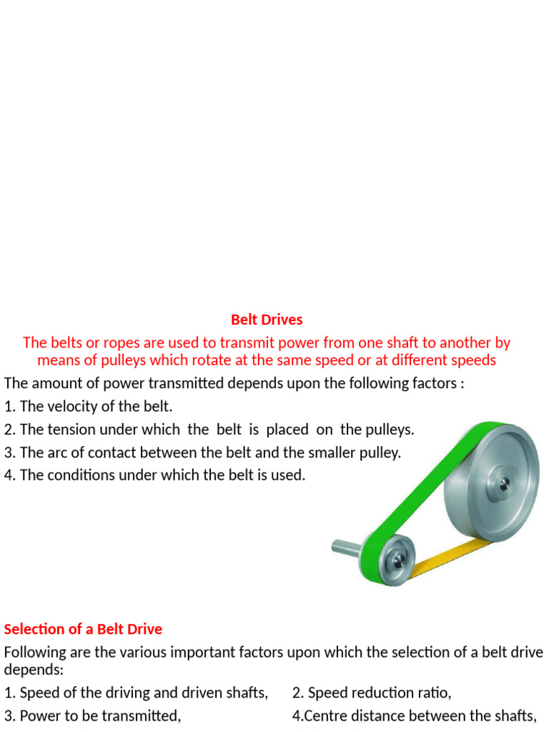 Belt, Lever, Beam, Pulley | PDF | Belt (Mechanical) | Lever