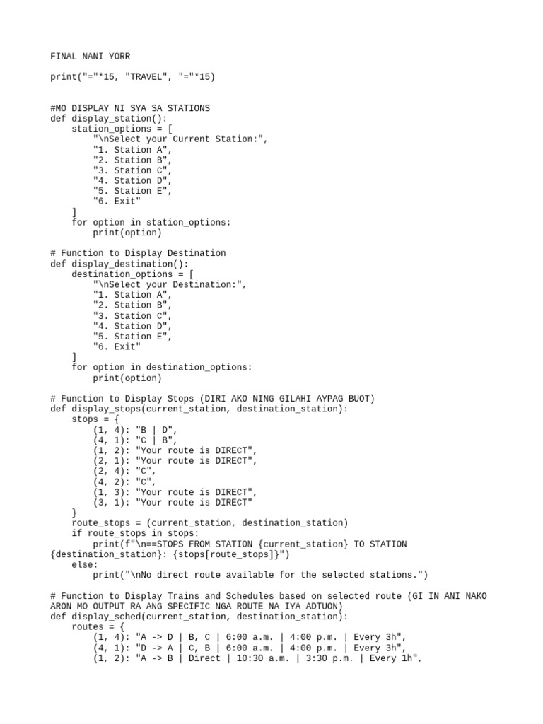 Train sys | PDF | Computing | Computer Engineering