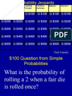 Simple Probabilities Counting Principle Fractions Decimals Potpourri