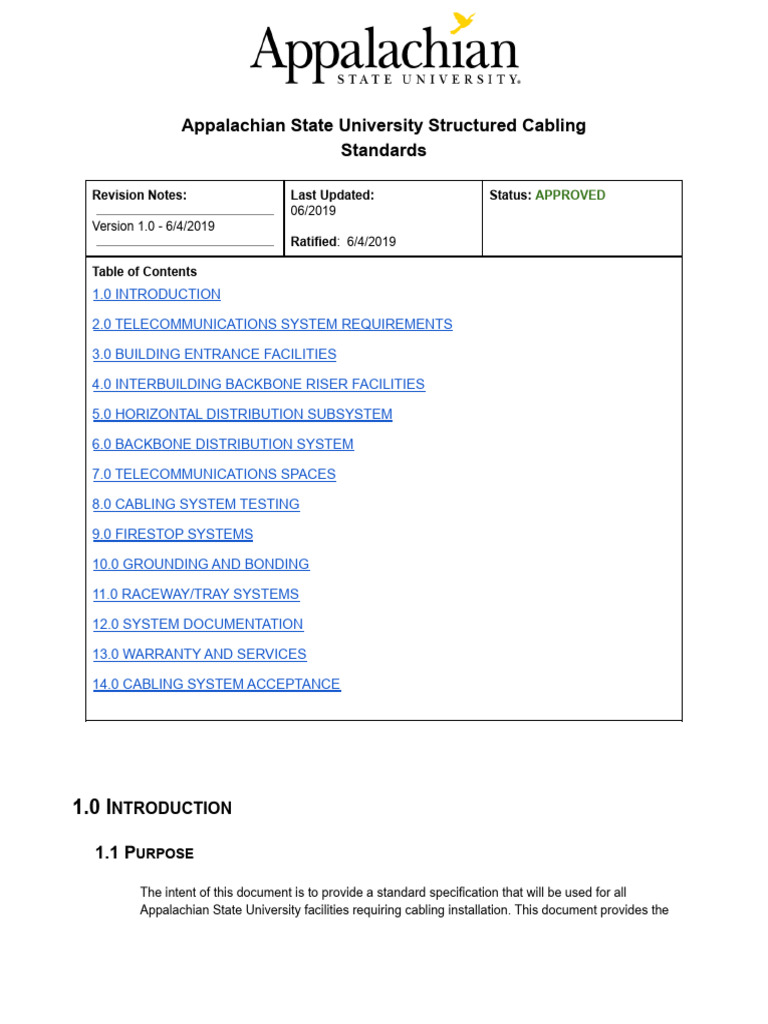 Approved Its Structured Cabling Standards 0 | PDF | Optical Fiber ...