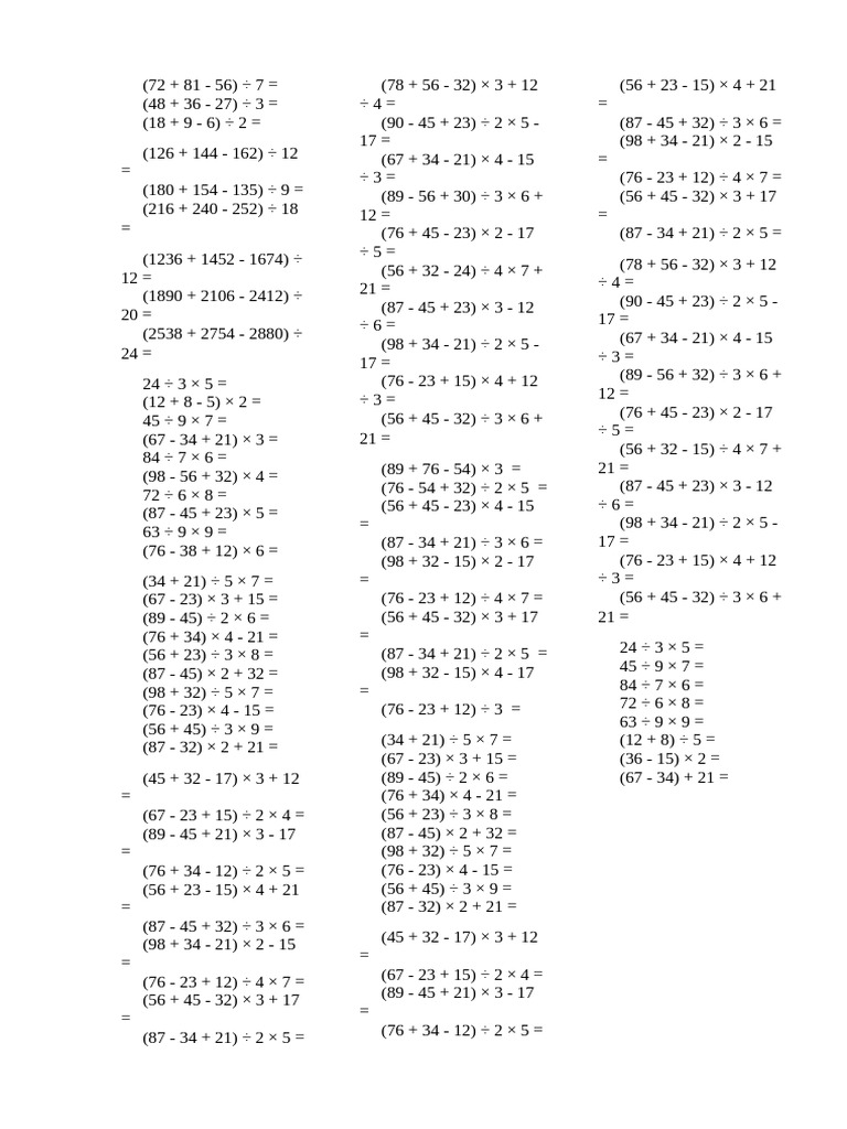 Math Problem Solving Exercises | PDF