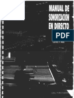 Manual de sonorización en directo - carles p. mas