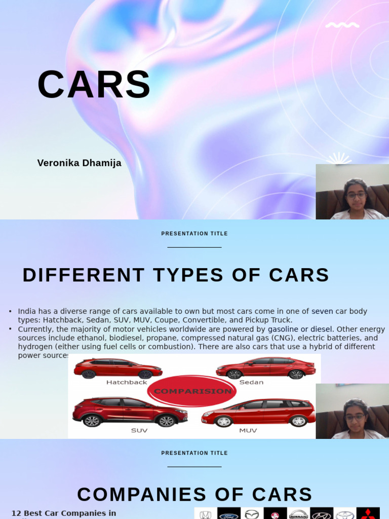 Types and Brands of Cars in India | PDF