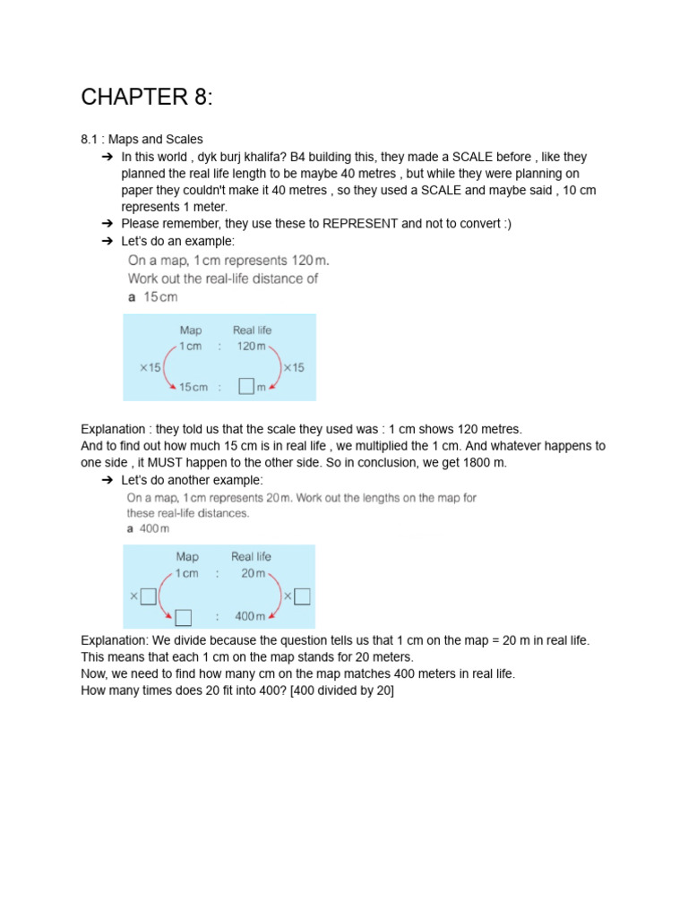 CH 8 Notes of Math Progress Int 9 | PDF