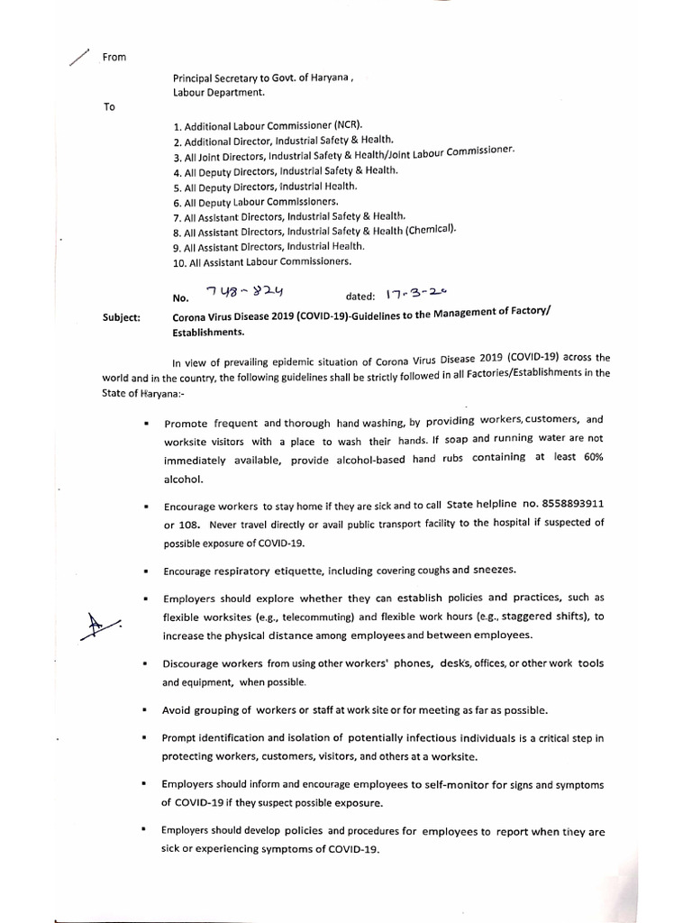 Guidelines For COVID - 19 PDF | PDF
