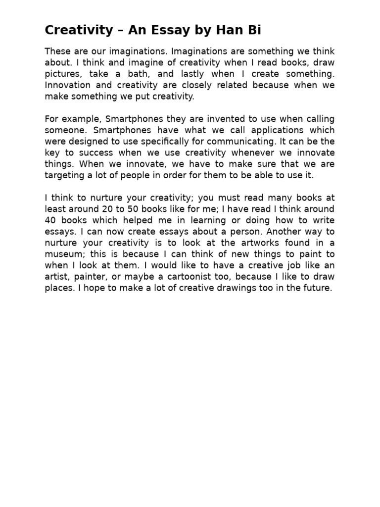 Han Bi - Essay | PDF