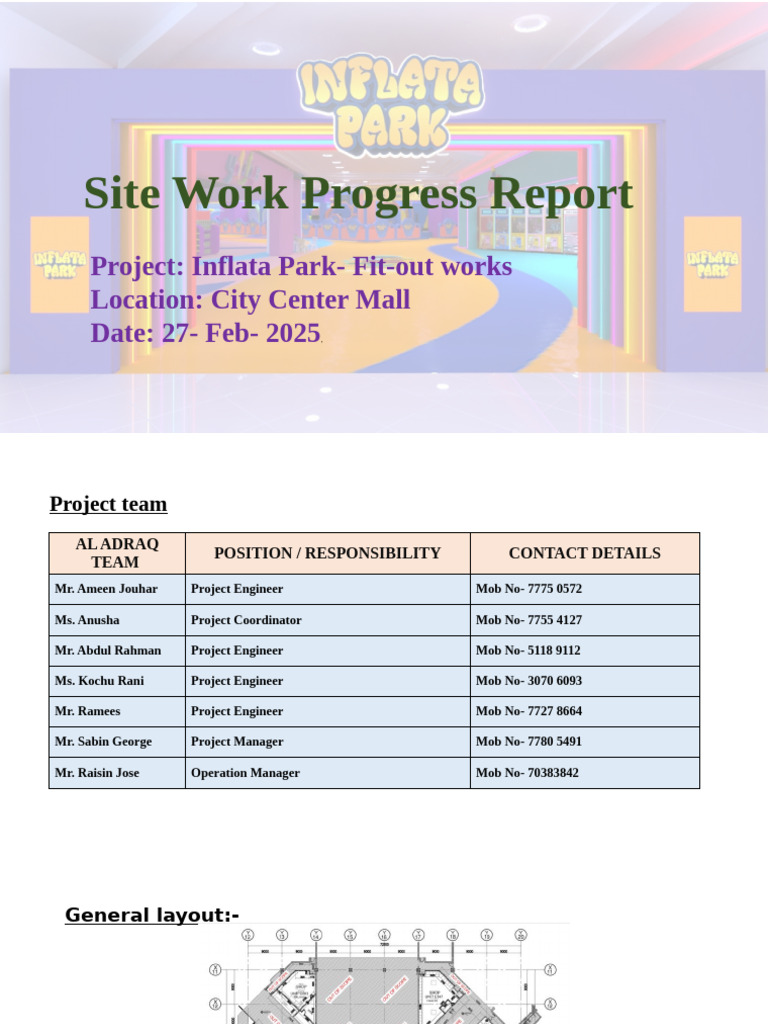 Weekly Progress Report 27 Feb 2025 | PDF | Building Technology | Building