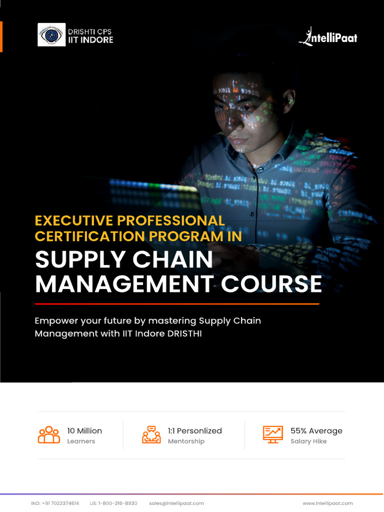 IIT Indore Supply Chain Management Course | PDF | Supply Chain | Logistics