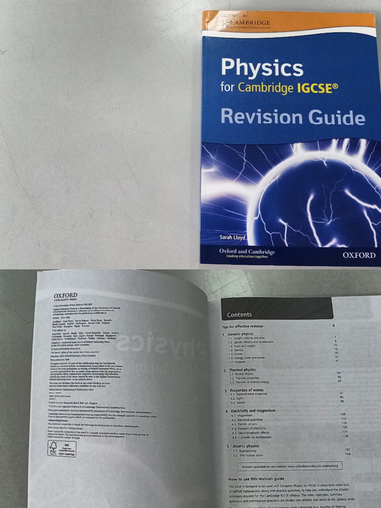 Igcse physics revision guide pdf