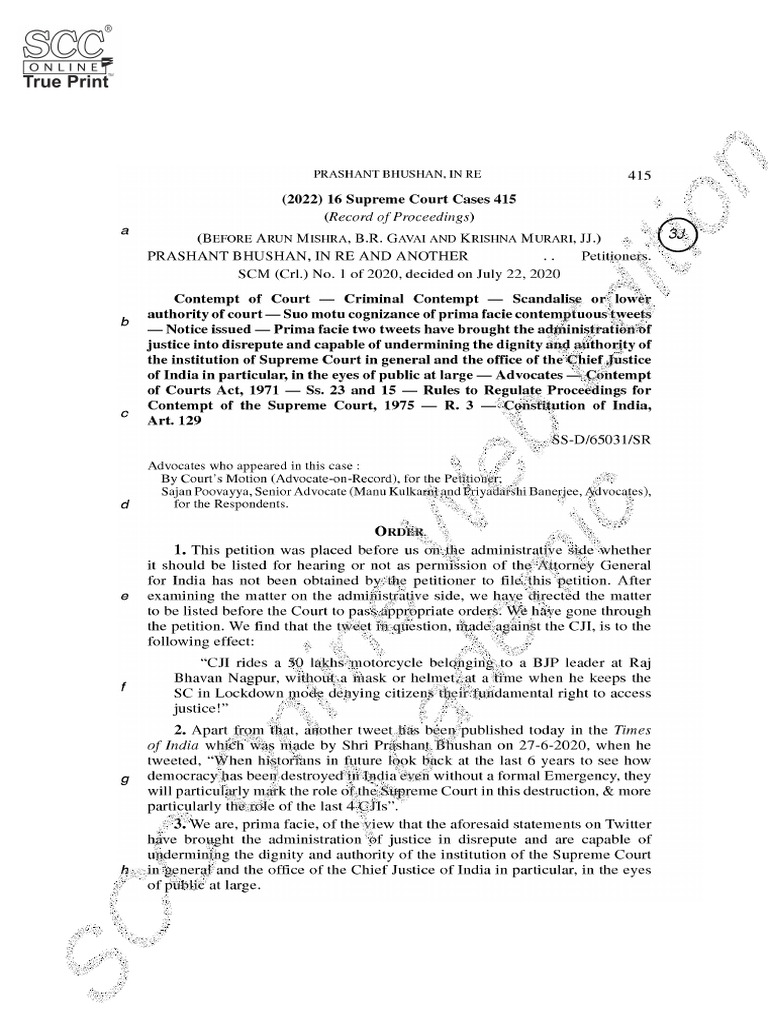 prashant bushan para 3 | PDF