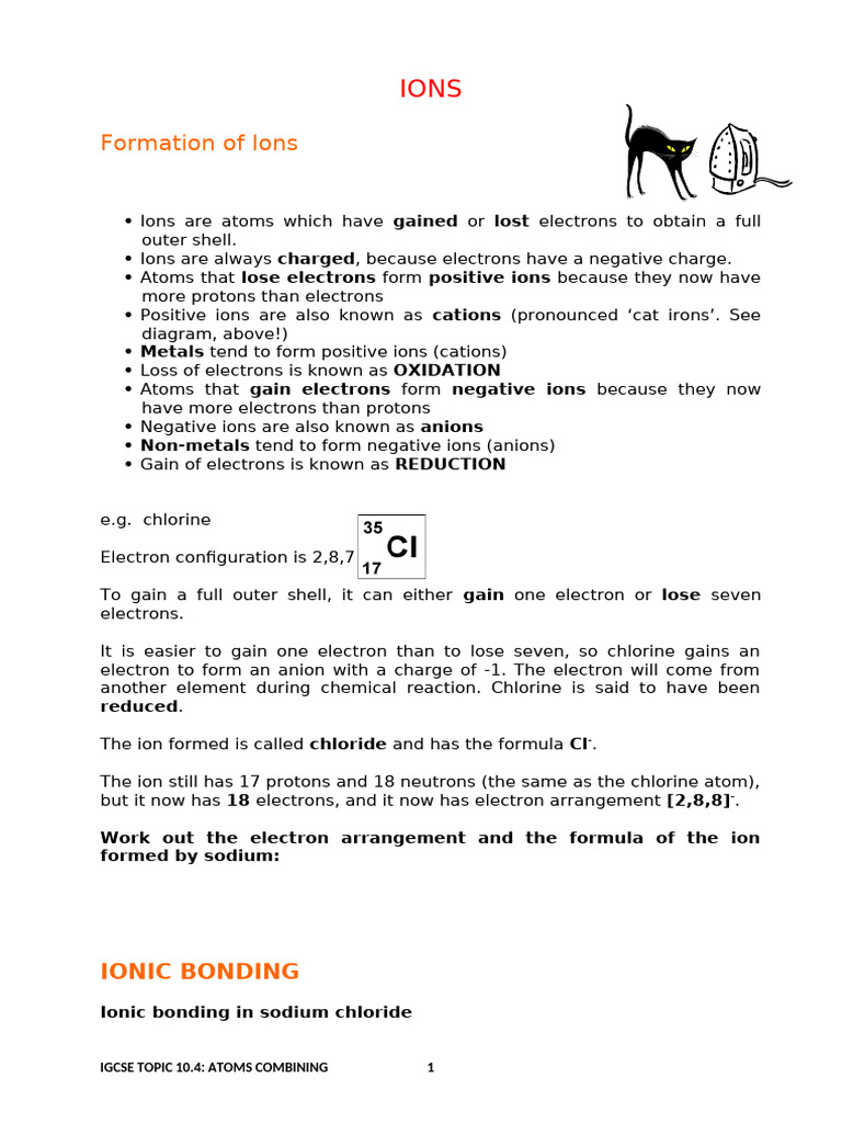 Understanding Ions and Ionic Bonding | PDF | Ion | Ionic Bonding