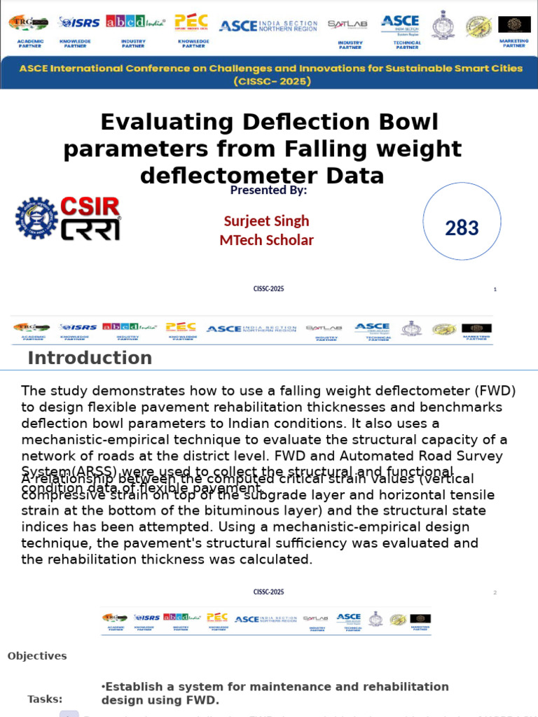 Deflection Bowl Analysis for Pavement Design | PDF | Applied And ...