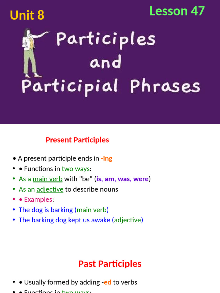 Unit 8, Lesson 47 | PDF