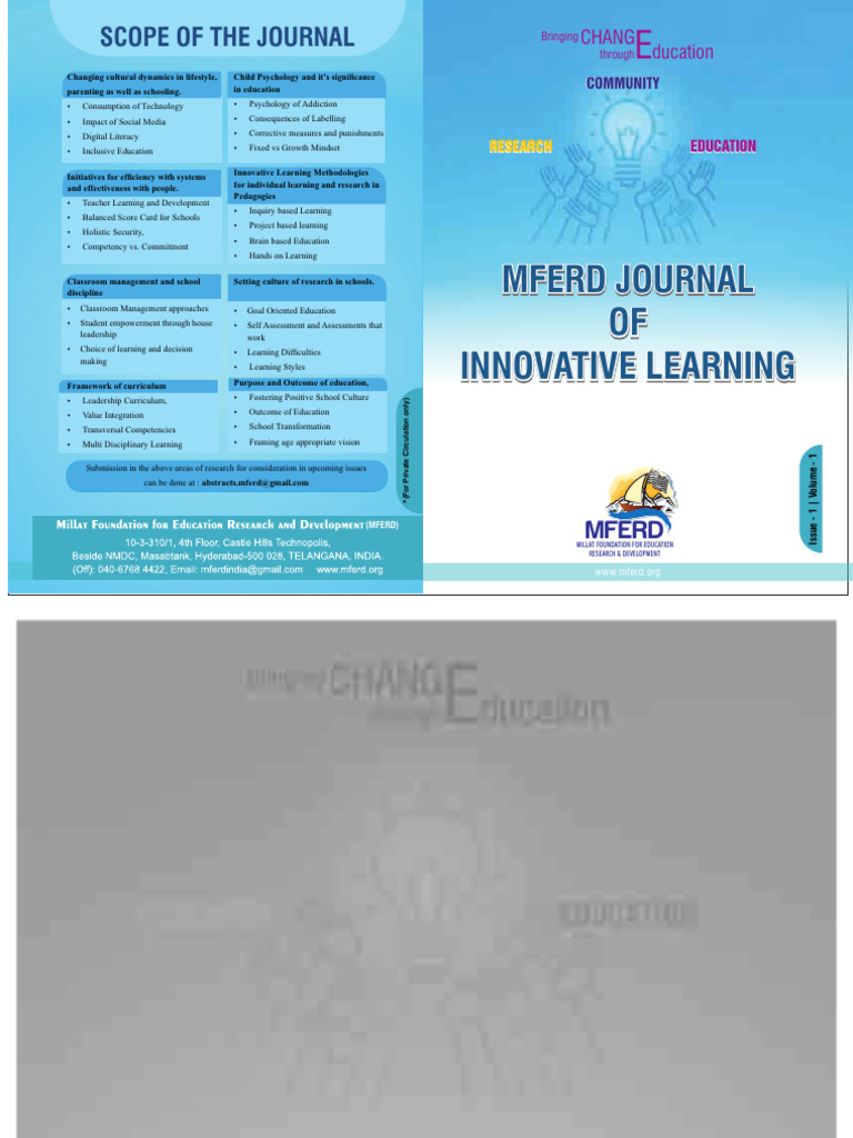 MFERD Journal: Innovative Education Research | PDF | Focus Group ...