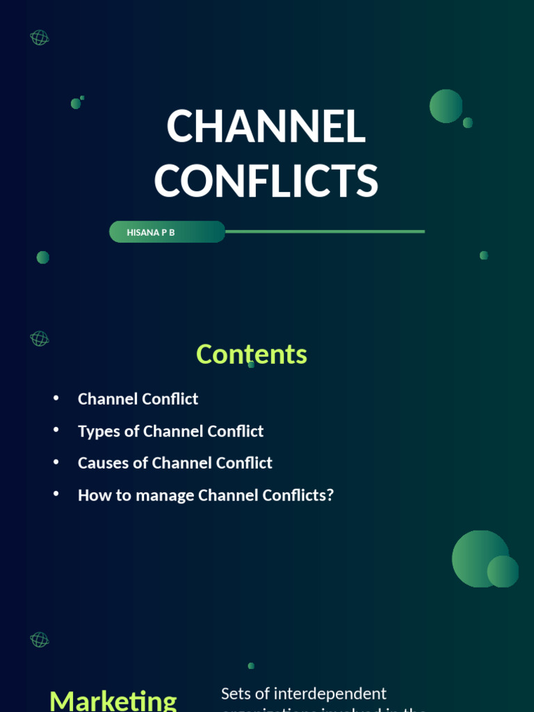 Understanding Channel Conflicts in Marketing | PDF