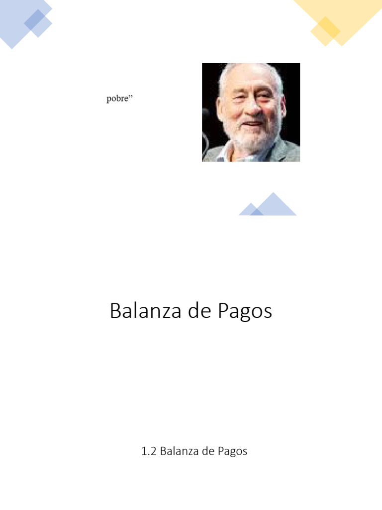 Estructura y Función de la Balanza de Pagos | PDF | Balance de pagos ...