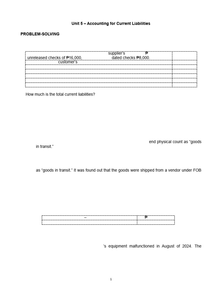 Current Liabilities Accounting Guide | PDF | Bonds (Finance) | Lease