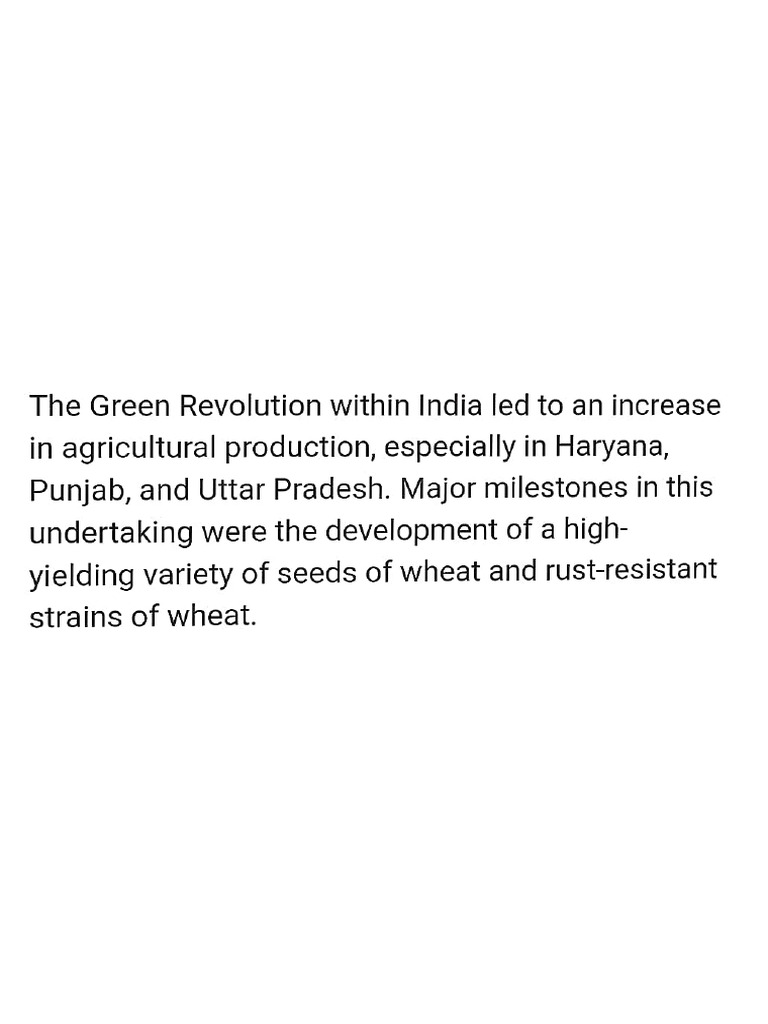 Green Revolution Pdf