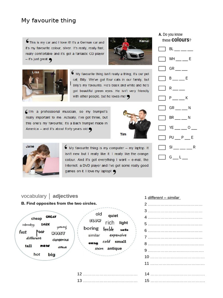 Favourite Thing | PDF