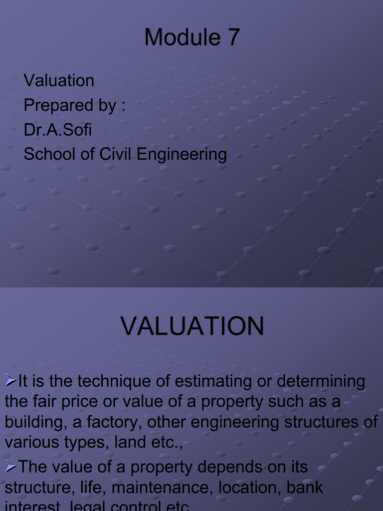 9-Depreciation Building Valuation Mortgage-07-04-2025 | PDF ...