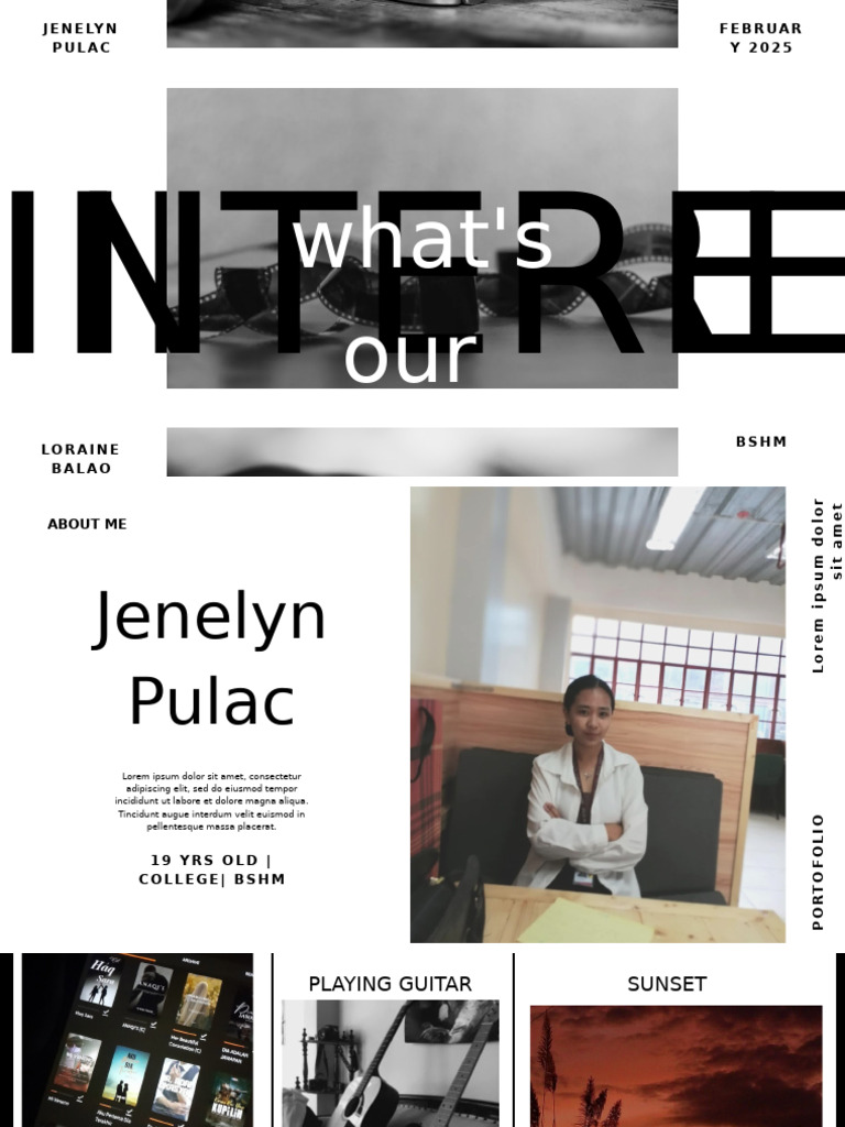 Black and White Minimalist Elegant Photographer Portfolio Presentation ...