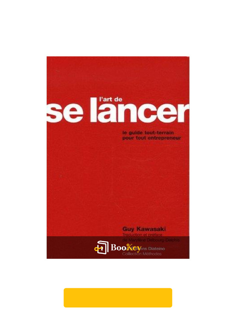 L'art de se lancer : Guide d'entrepreneuriat | PDF | iPhone | Innovation