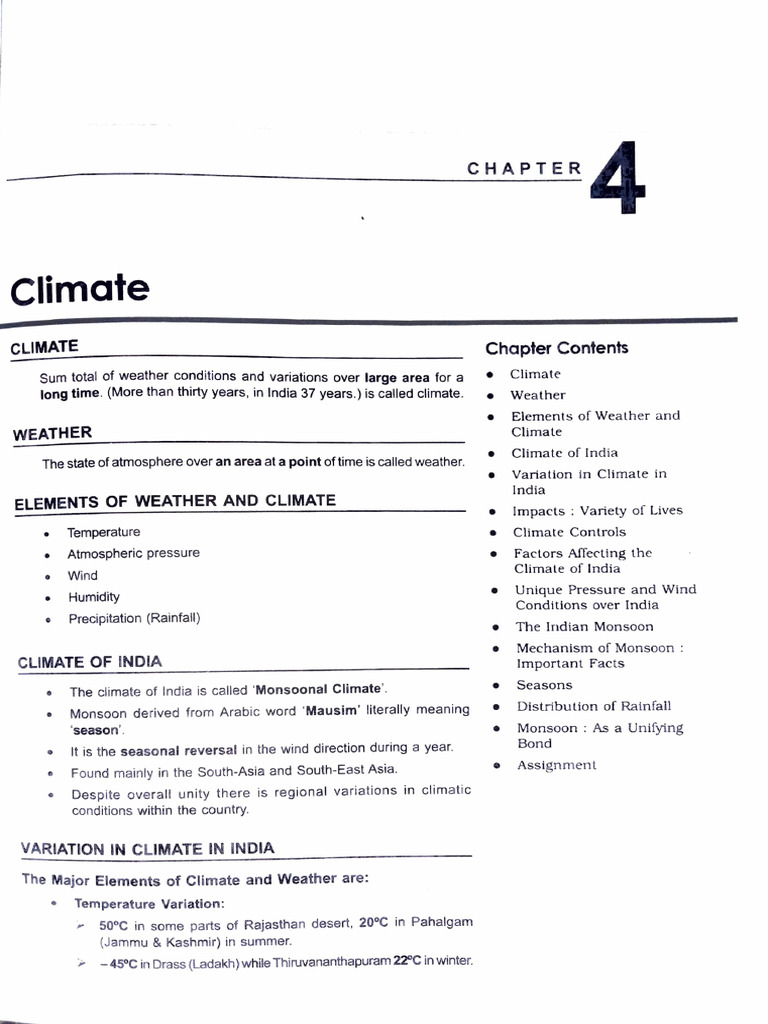 Understanding India's Climate and Weather | PDF | Wound | Monsoon
