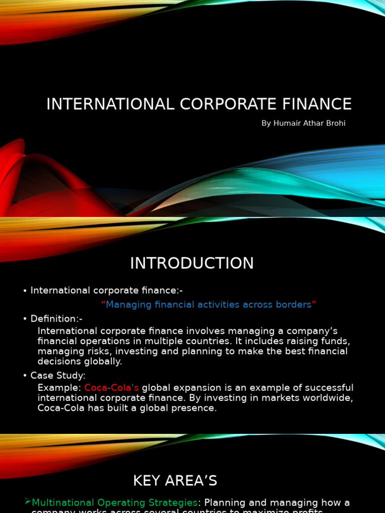 International Corporate Finance Overview | PDF | Exchange Rate | Investing