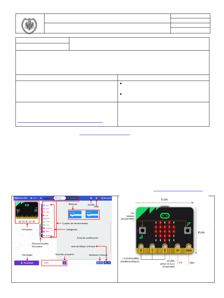 Guía de Programación en MakeCode Micro:bit | PDF | Software de la ...