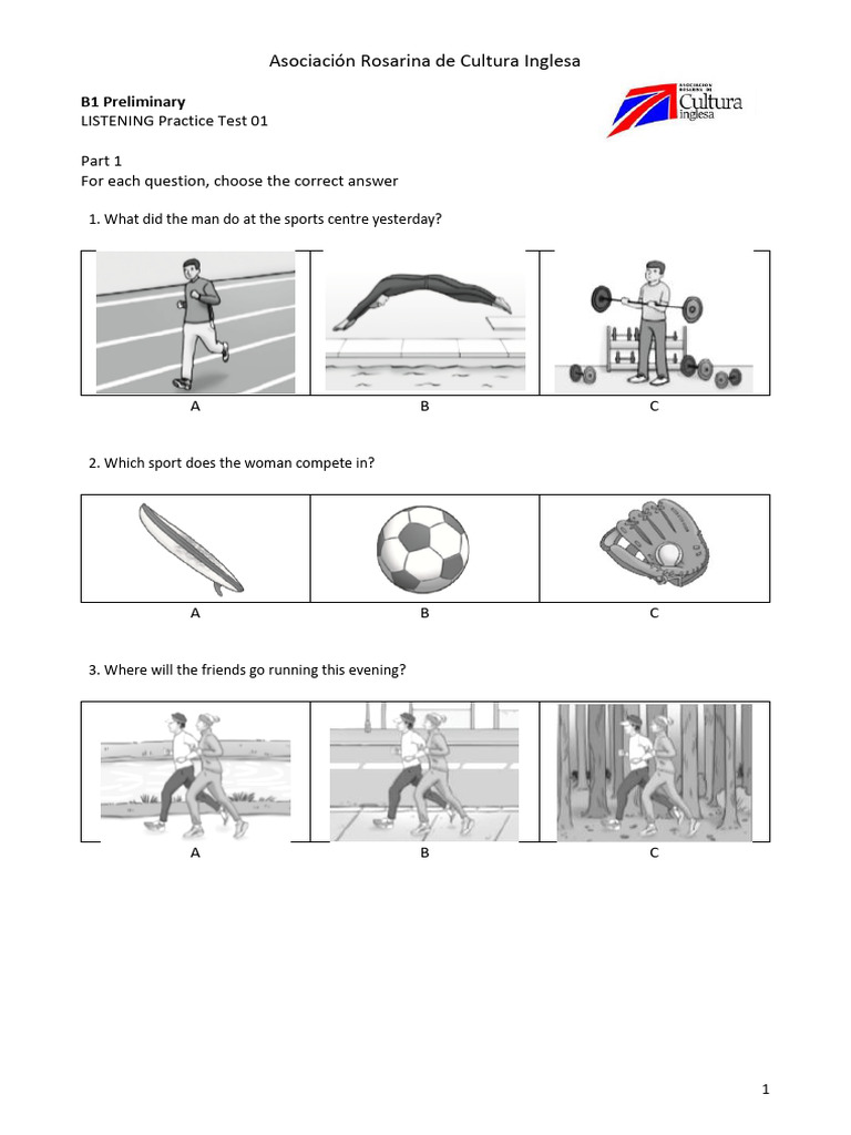 B1 Listening Practice Test Overview | PDF