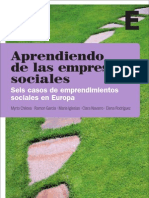 Aprendiendo de Las Empresas Sociales. 6 Casos en Europa.