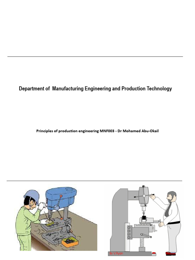 Drilling Operations in Production Engineering | PDF | Drilling | Drill
