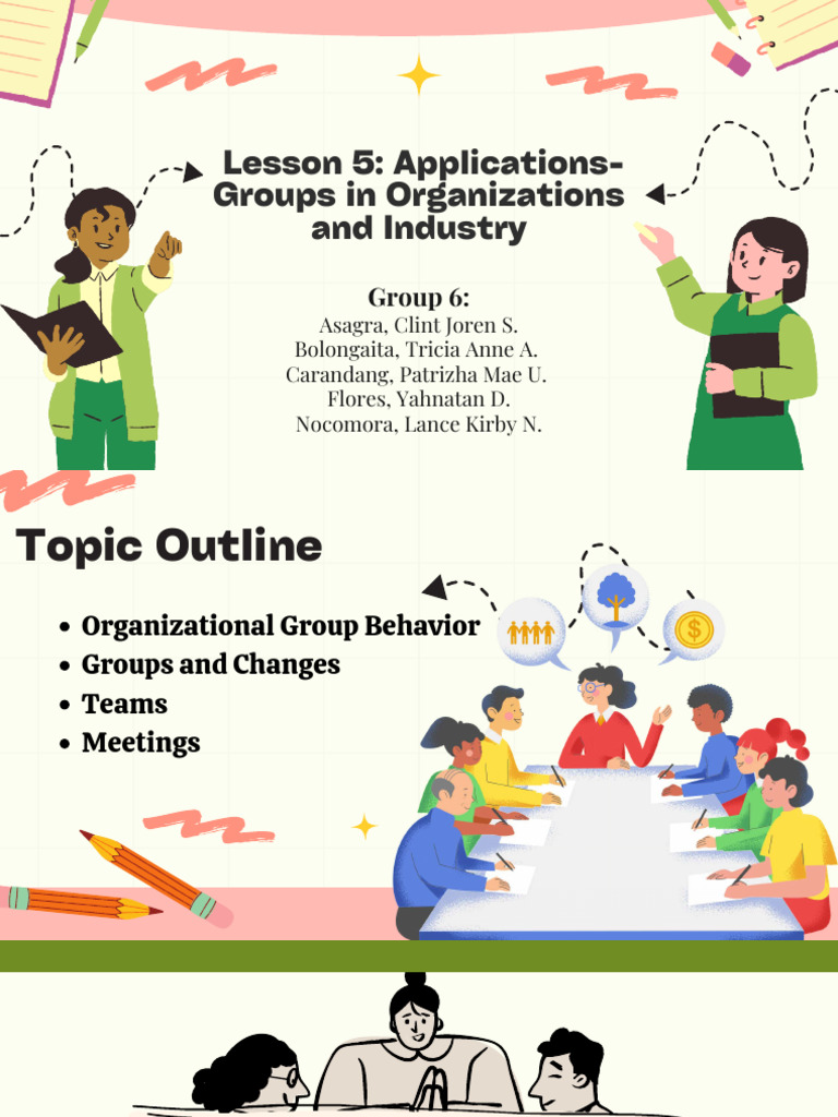 Organizational Group Behavior Insights | PDF | Psychological Concepts ...