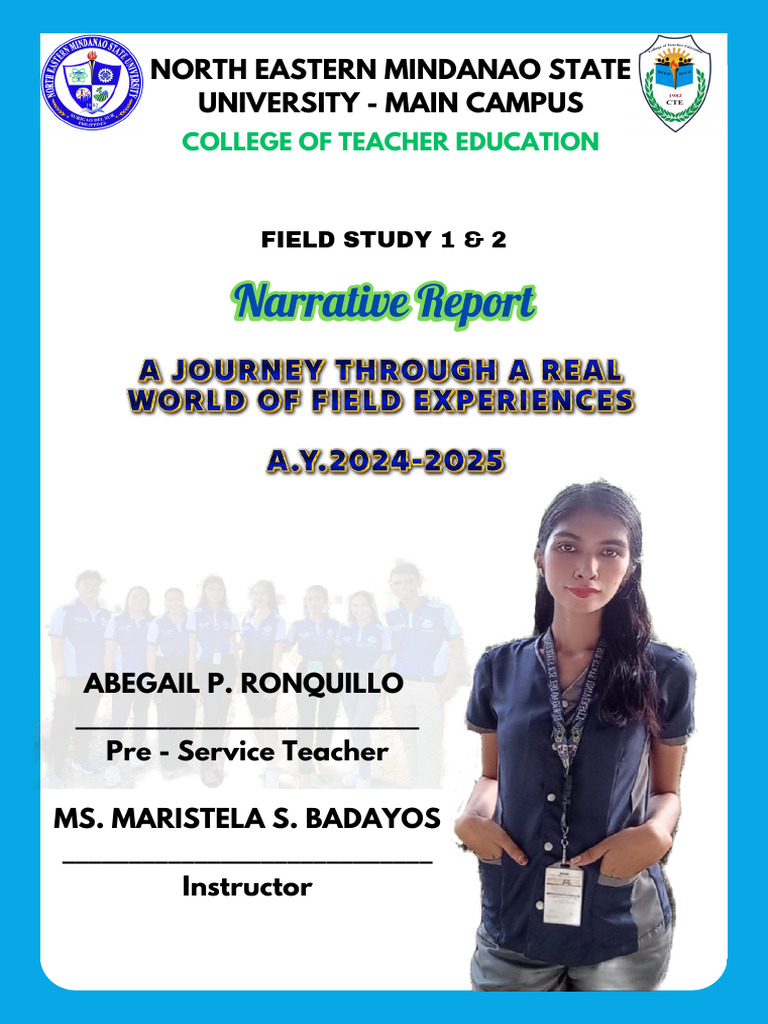 Field Study Narrative Report | PDF