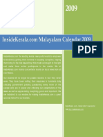 Malayalam Calendar 2009 pdf ( 370Kb) 