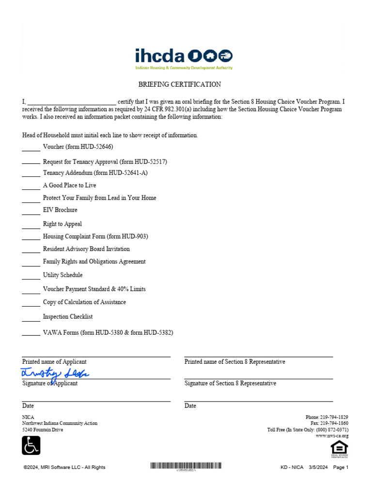 Briefing Certification PDF