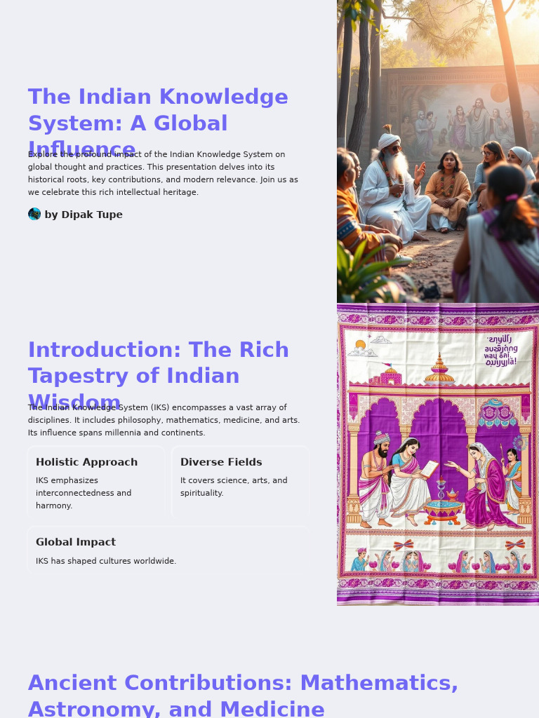 Global Influence of Indian Knowledge System | PDF | Knowledge | Ayurveda