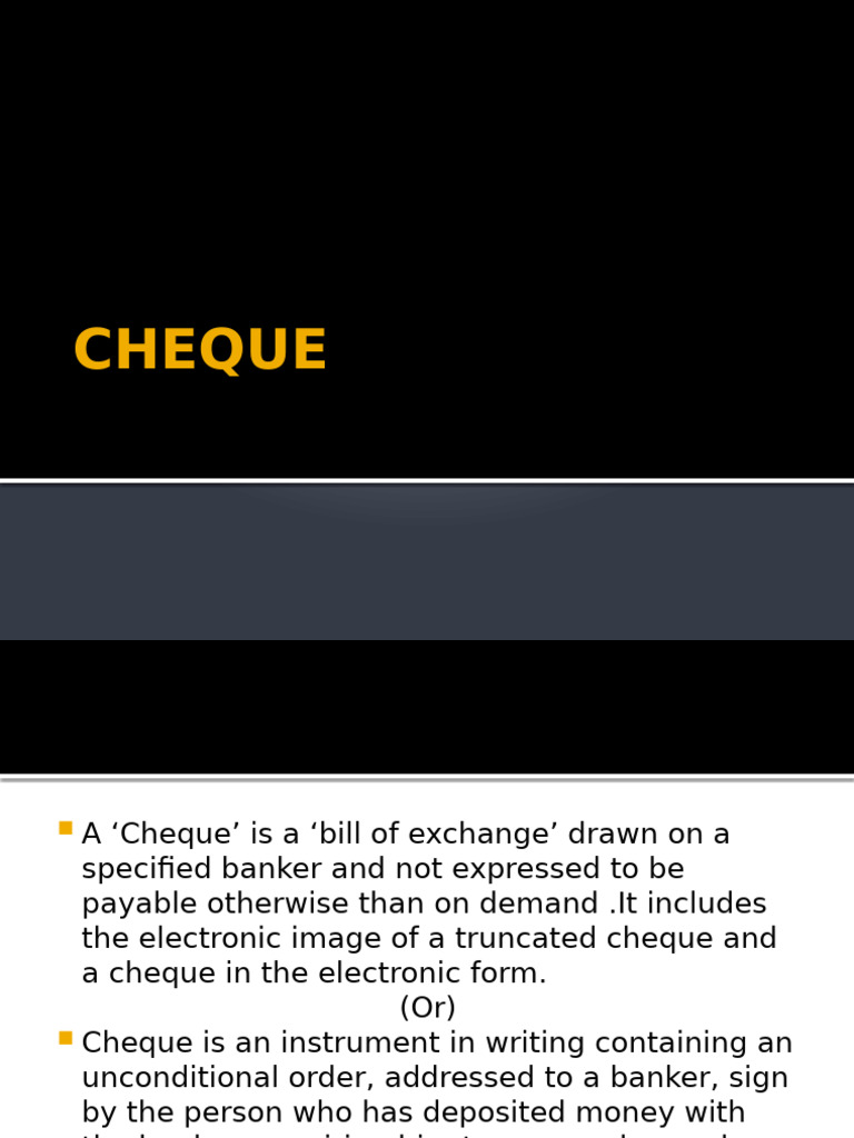 Crossingofcheque 140314040406 Phpapp02 | PDF | Cheque | Negotiable ...