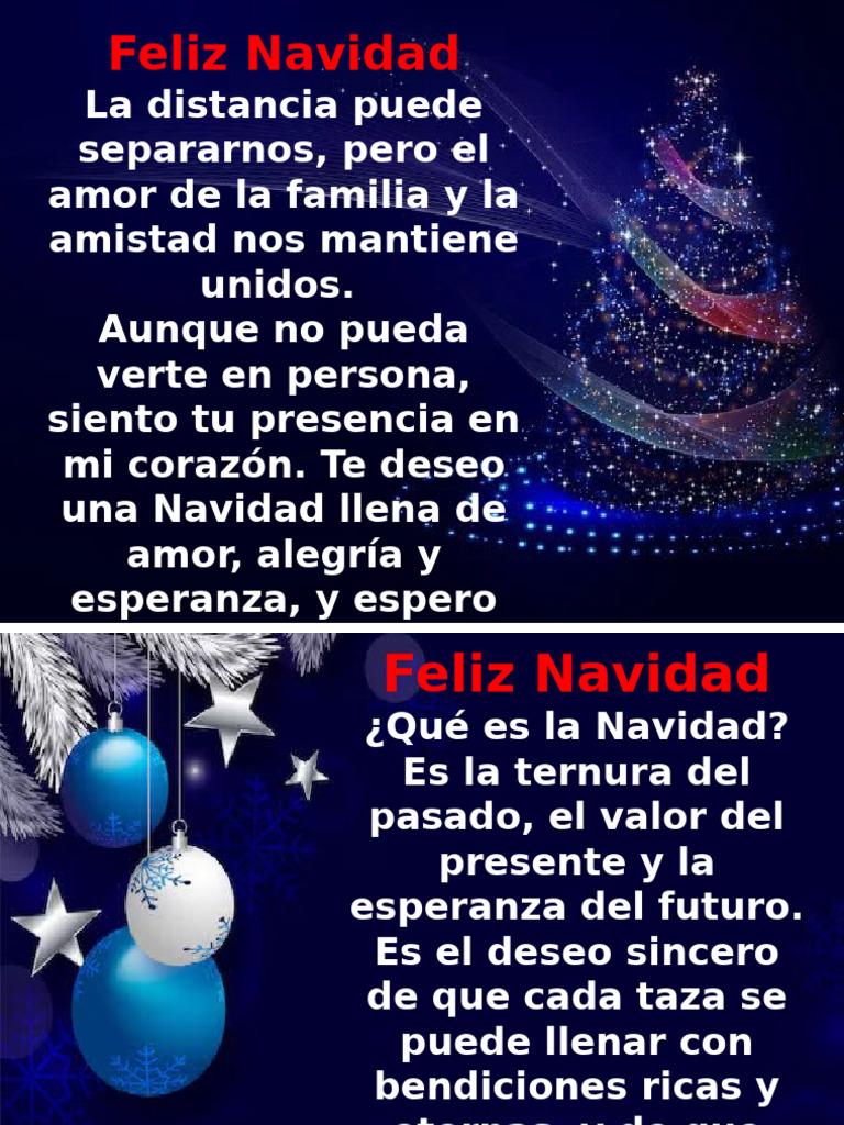 Mensaje de Amor y Esperanza Navideño | PDF
